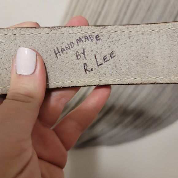 Gorgeous Handmade Leather Belt - Picture 4 of 5